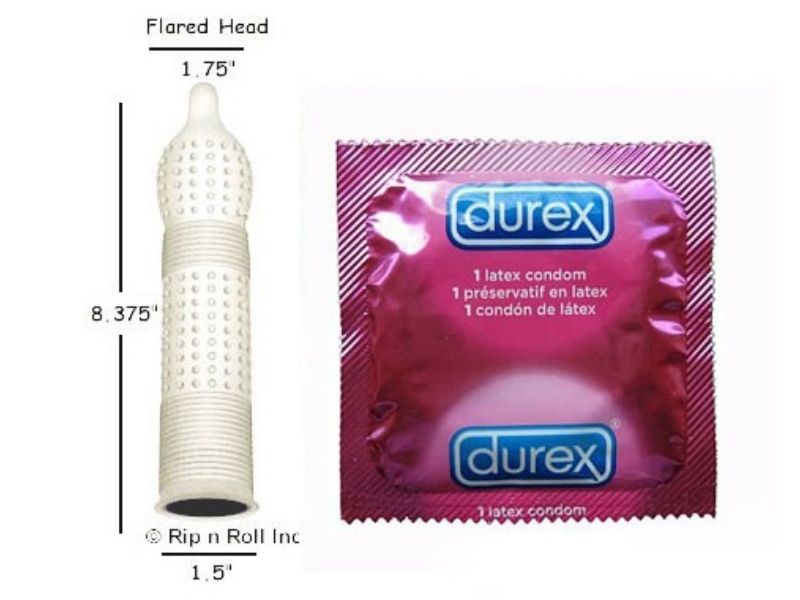 12+ Bao cao su tăng cảm giác cho nữ: Gân - Gai - Bi kết hợp Bao cao su Durex Pleasuremax gân gai