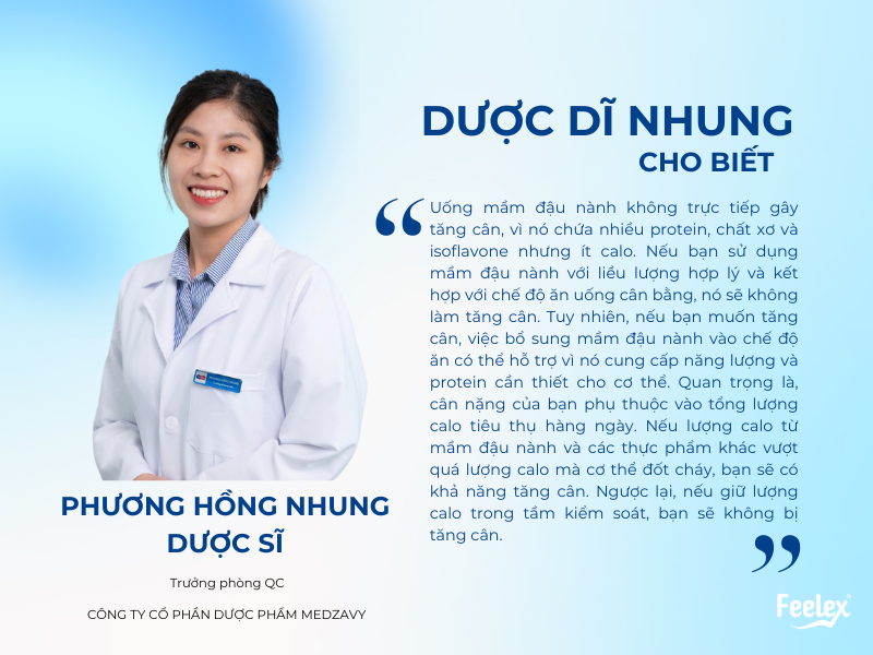 Uống mầm đậu nành có tăng cân không? Sự thật bất ngờ bạn cần biết Giải đáp từ chuyên gia về việc uống mầm đậu nành có tăng cân không