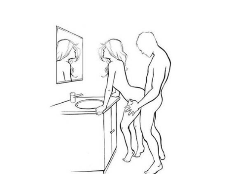 8 Tư Thế Làm Tình Trong Nhà Tắm: Bí Quyết Thăng Hoa Cuộc Yêu Tư thế tựa bồn rửa khi quan hệ trong nhà tắm