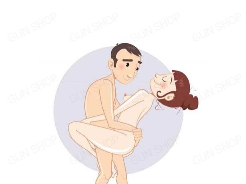 8 Tư thế quan hệ đứng để cuộc yêu thăng hoa đầy mới lạ Tư Thế Mặt Đối Mặt Kết Hợp Nâng Đỡ