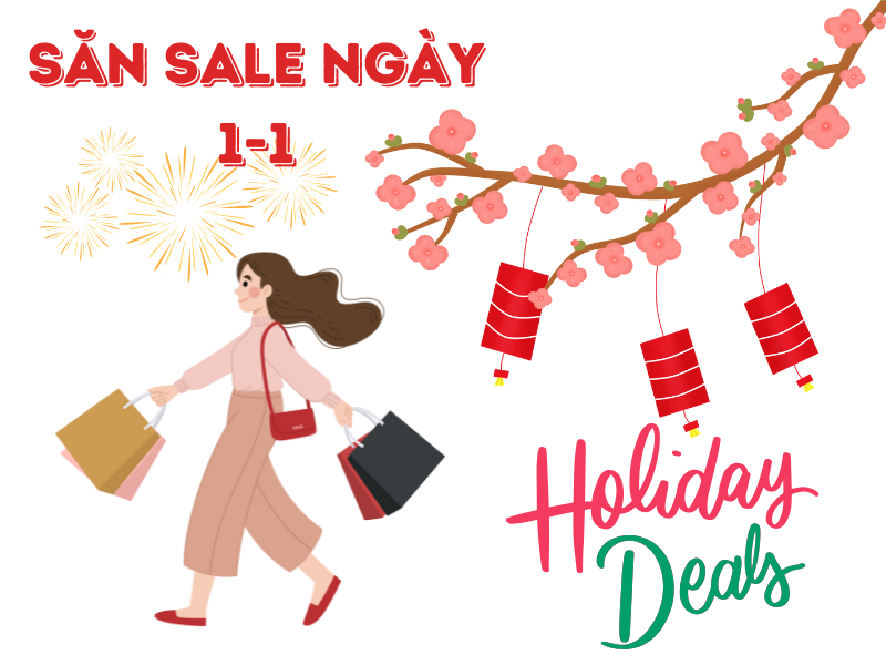 Ngày 1-1 là ngày gì? Tháng có ngày lễ Âm - Dương Lịch nào? Săn sale ngày 1 tháng 1