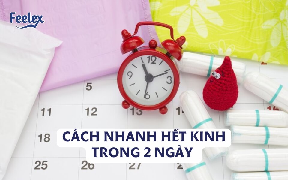 cách nhanh hết kinh trong 2 ngày