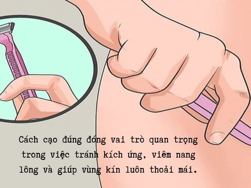 Quy trình 4 bước cạo lông vùng kín nam đúng cách để tránh kích ứng