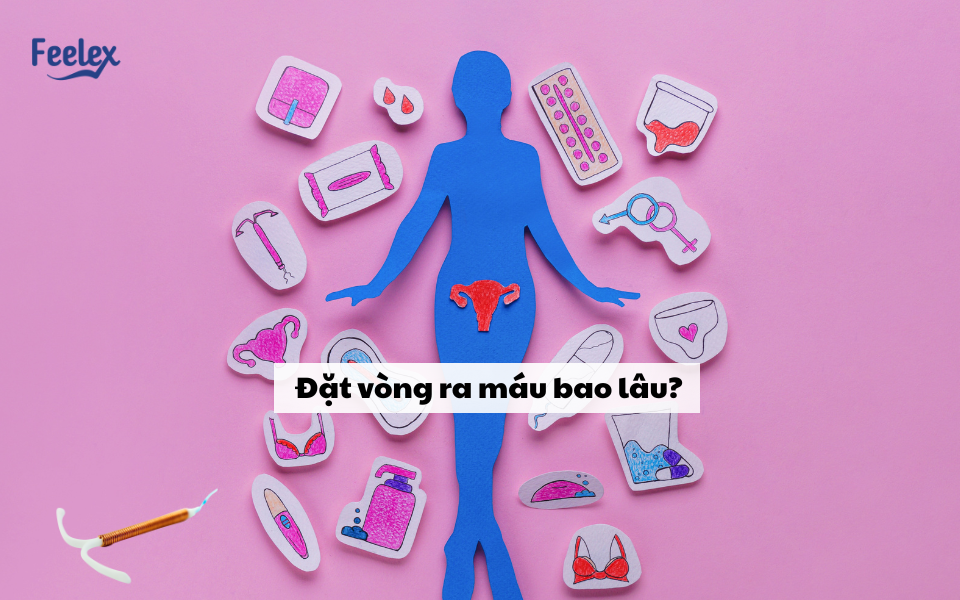 Đặt vòng ra máu bao lâu
