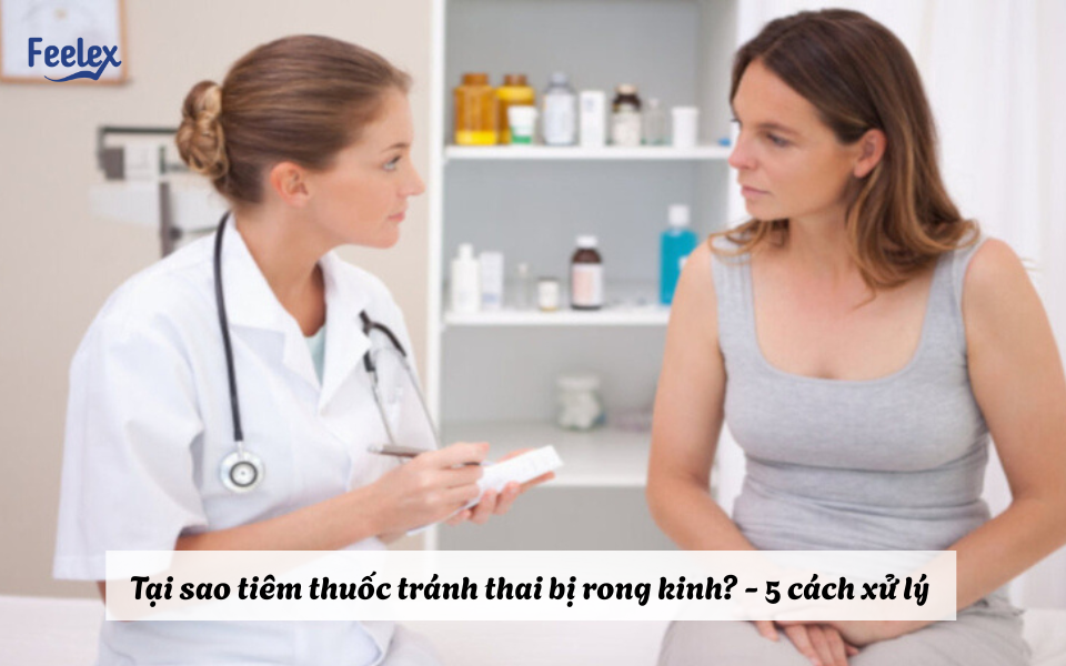 Tiêm thuốc tránh thai bị rong kinh