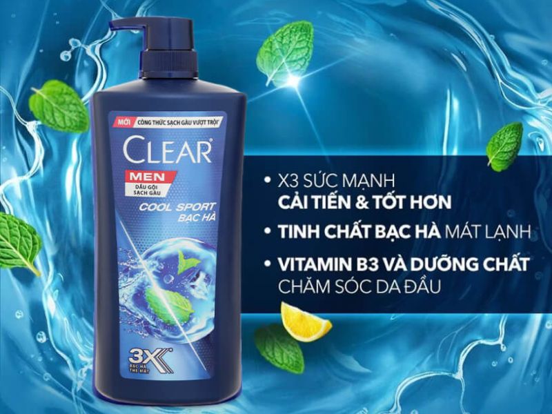 Top 9 Dầu Gội Trị Gàu Nam Hiệu Quả Nhất 2025: Tạm Biệt Gàu Ngứa! Dau goi Clear Men Unilever