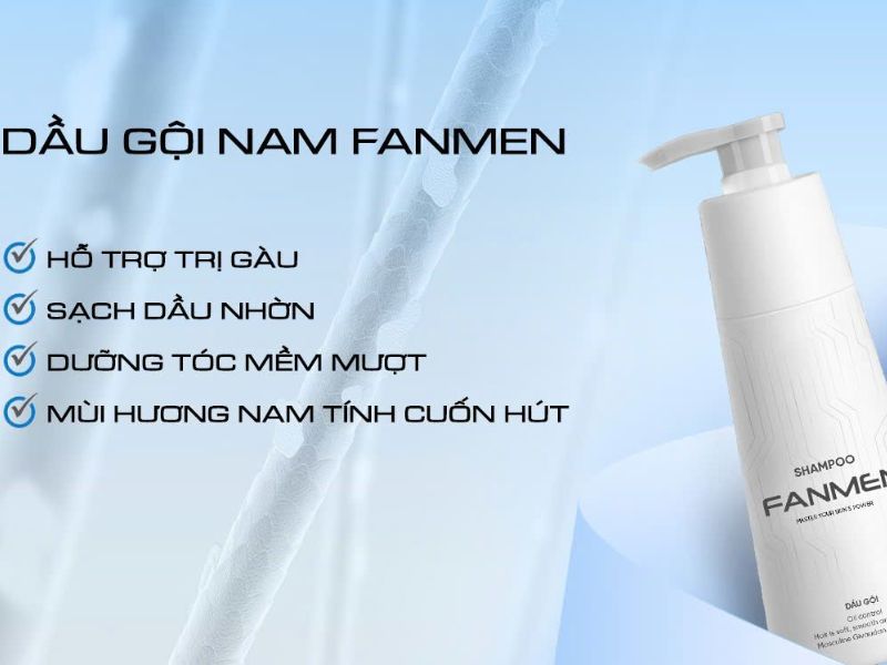 Top 9 Dầu Gội Trị Gàu Nam Hiệu Quả Nhất 2025: Tạm Biệt Gàu Ngứa! Dau goi Fanmen