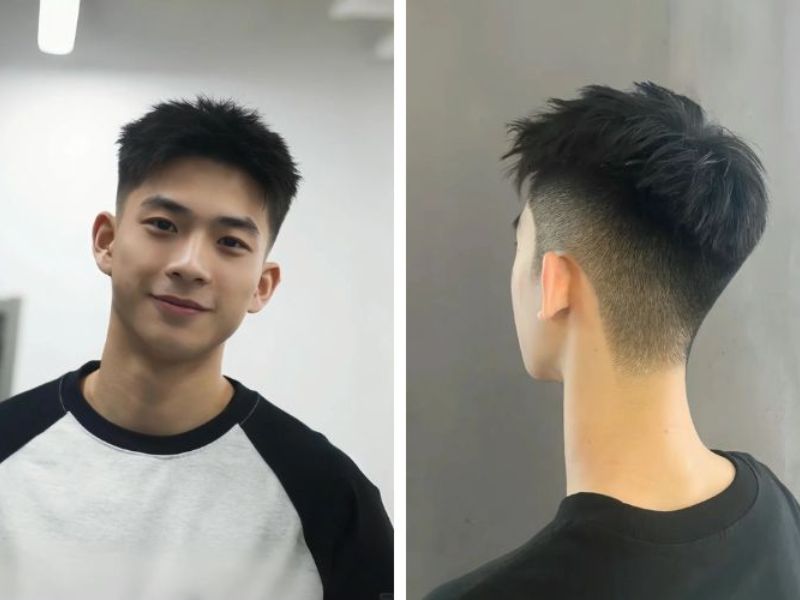 Top 10 Kiểu Tóc Nam Ngắn Đơn Giản: Lựa Chọn Của Phái Mạnh Meo chon kieu toc nam don gian phu hop voi ban