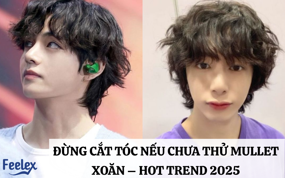 Tóc Mullet Xoăn