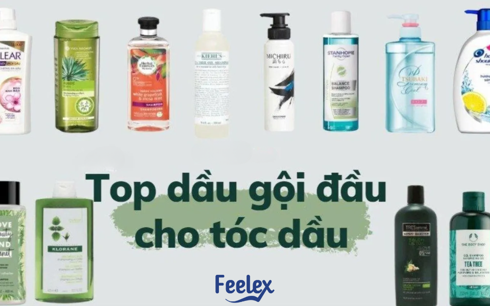 tóc nhanh bết nên dùng dầu gội nào
