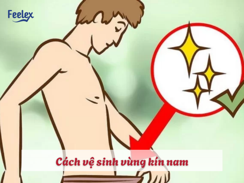 Cách vệ sinh vùng kín nam