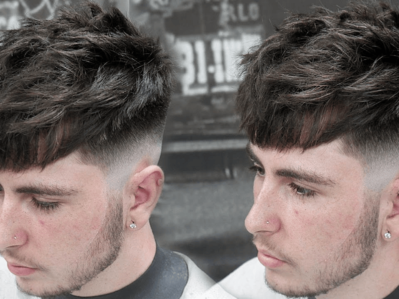 7 kiểu tóc crop ngắn hack tuổi cực chất giúp nâng tầm visual Crop Textured Fade – Gọn gàng, nâng góc mặt