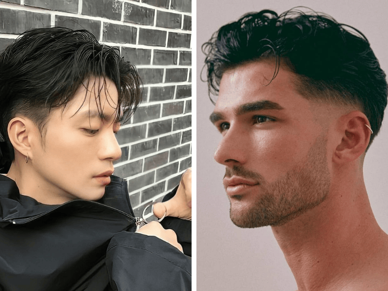 Mullet nam 7 3: Kiểu tóc nam hack vẻ ngoài sành điệu hè 2025 Tóc mullet nam wet look phong trần