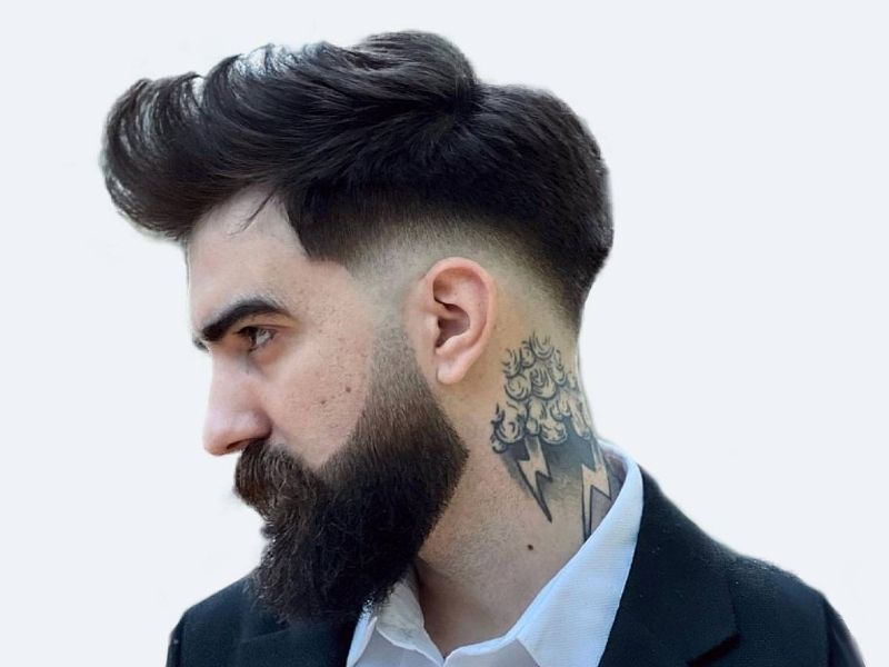 Kiểu Tóc Fade: Xu Hướng Cắt Tóc Nam Hot Nhất 2025 Tóc Quiff – Phong cách cổ điển và mạnh mẽ