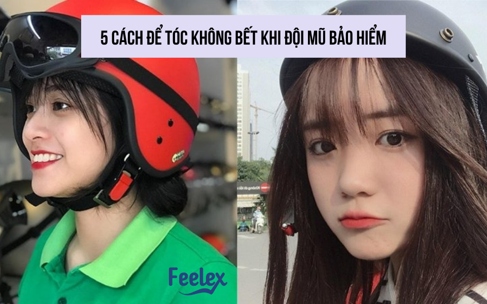 Cách Để Tóc Không Bết Khi Đội Mũ Bảo Hiểm