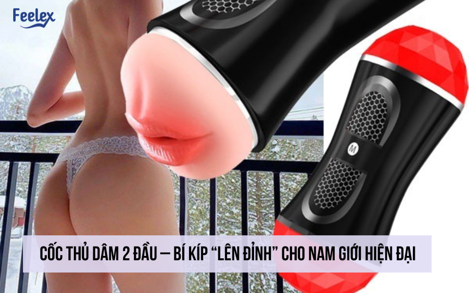 Cốc thủ dâm 2 đầu