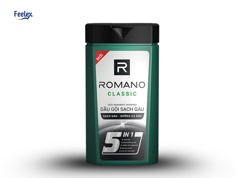Top 7 Dầu Gội Trị Gàu Nấm Da Đầu Cho Nam Hiệu Quả – Sạch Sâu, Ngừa Tái Phát Romano Anti-Dandruff Shampoo