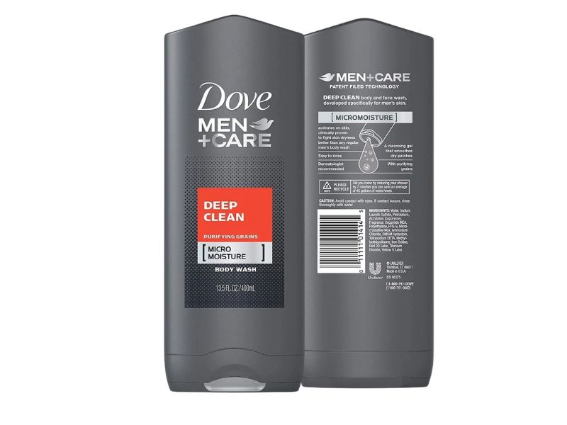 Sữa tắm cho nam da dầu: TOP 12+ giảm nhờn - hack mùi - mềm da Dove Men+Care Deep Clean