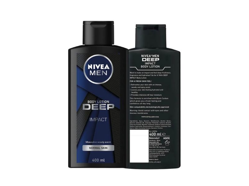 Sữa tắm cho nam da dầu: TOP 12+ giảm nhờn - hack mùi - mềm da Nivea Men Deep Impact