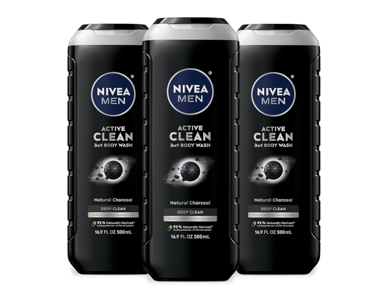 TOP 9+ sữa tắm nam của Mỹ giá tốt - hack mùi - thơm lâu 24h! Nivea Men Deep Charcoal