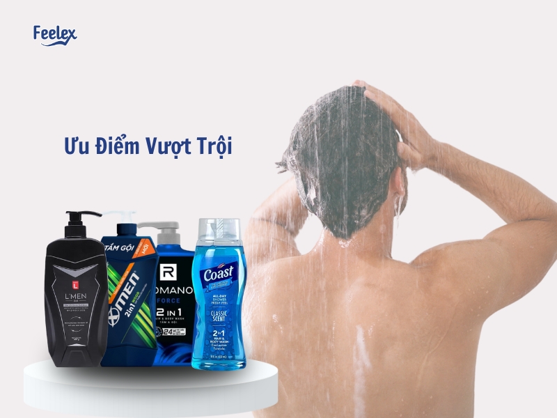 7 Lý Do Nên Dùng Dầu Gội Sữa Tắm 2 Trong 1 Cho Nam – Giải Pháp Tối Ưu Cho Phái Mạnh Ưu Điểm Vượt Trội Của Dầu Gội Sữa Tắm 2 Trong 1 Cho Nam